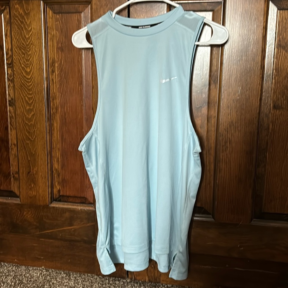 Blue Nike tank top